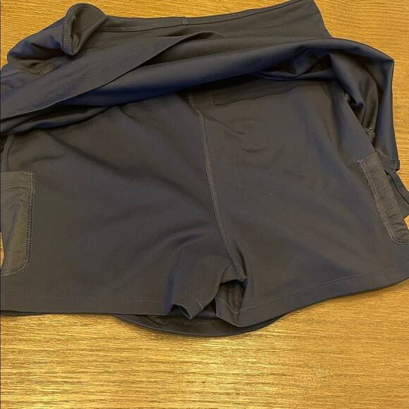 Girlfriend Collective Navy blue skort - Picture 6 of 7